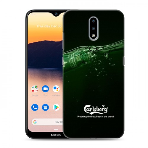 Дизайнерский пластиковый чехол для Nokia 2.3 Carlsberg