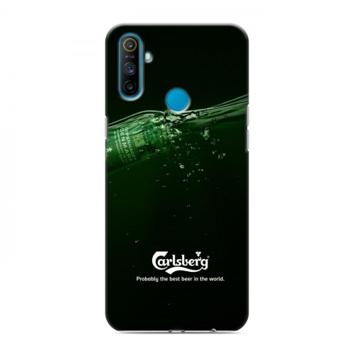 Дизайнерский силиконовый чехол для Realme C3 Carlsberg