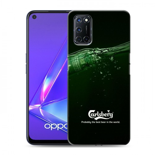 Дизайнерский пластиковый чехол для OPPO A52 Carlsberg