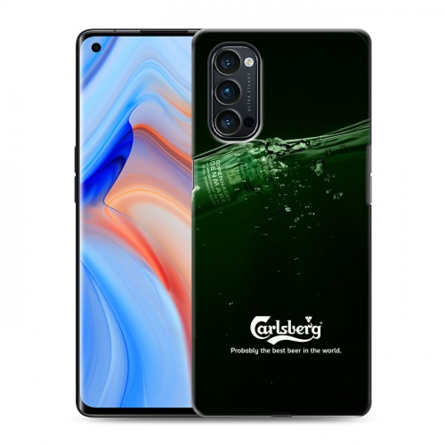 Дизайнерский пластиковый чехол для OPPO Reno4 Pro Carlsberg