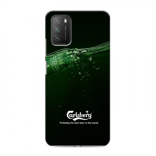 Дизайнерский пластиковый чехол для Xiaomi Poco M3 Carlsberg