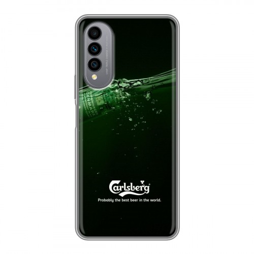 Дизайнерский силиконовый чехол для Wiko T50 Carlsberg