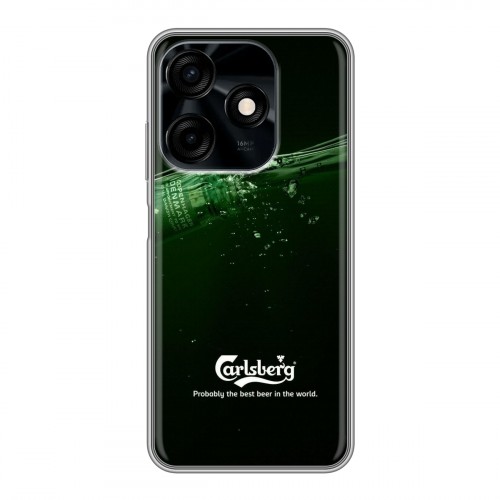 Дизайнерский силиконовый чехол для Tecno Spark 10C Carlsberg