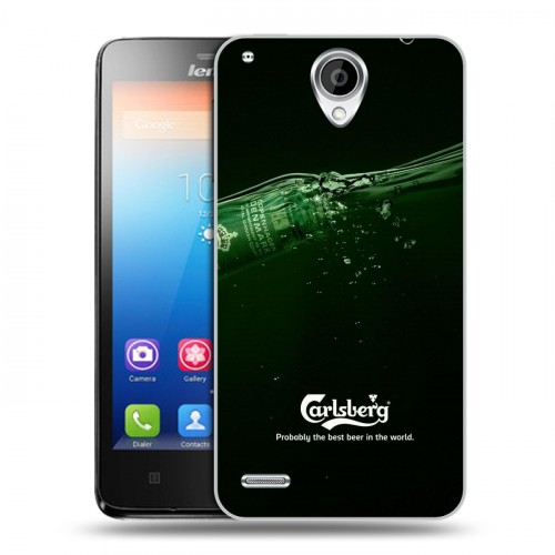 Дизайнерский пластиковый чехол для Lenovo S890 Carlsberg