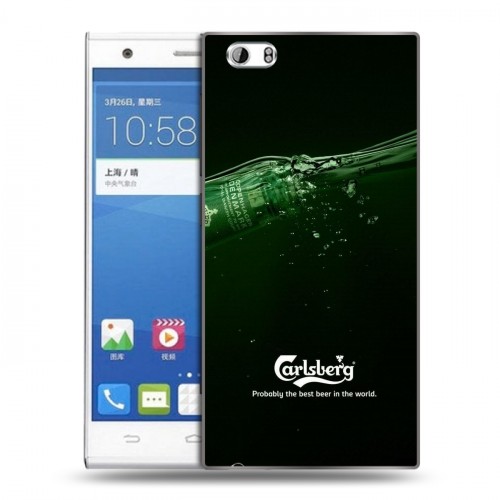 Дизайнерский пластиковый чехол для ZTE Star 1 Carlsberg