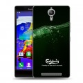 Дизайнерский пластиковый чехол для Lenovo P90 Carlsberg