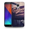 Дизайнерский пластиковый чехол для Meizu MX5 Carlsberg