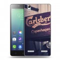 Дизайнерский силиконовый чехол для Lenovo A6010 Carlsberg