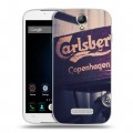 Дизайнерский пластиковый чехол для Doogee X6 Carlsberg