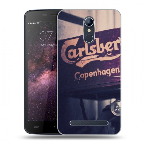 Дизайнерский силиконовый чехол для Homtom HT17 Carlsberg