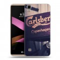 Дизайнерский пластиковый чехол для LG X Style Carlsberg