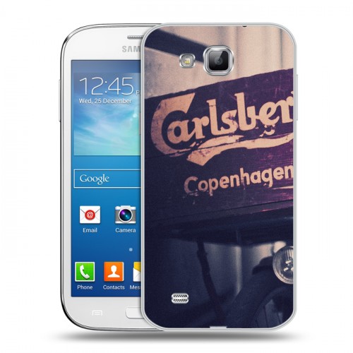 Дизайнерский пластиковый чехол для Samsung Galaxy Premier Carlsberg