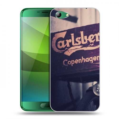 Дизайнерский силиконовый чехол для Elephone S7 Carlsberg
