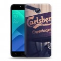 Дизайнерский пластиковый чехол для ASUS ZenFone 4 Selfie Carlsberg