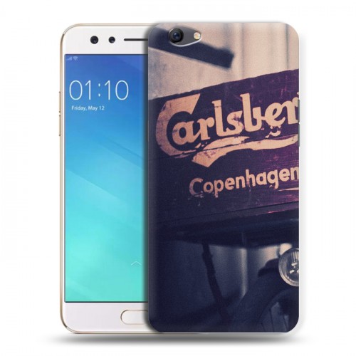 Дизайнерский силиконовый чехол для OPPO F3 Carlsberg