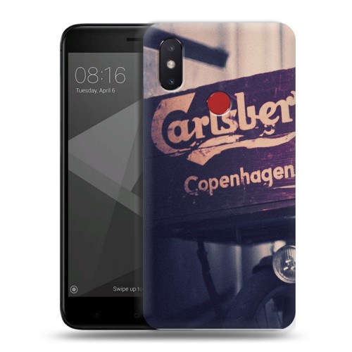 Дизайнерский пластиковый чехол для Xiaomi Mi8 SE Carlsberg