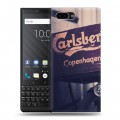 Дизайнерский пластиковый чехол для BlackBerry KEY2 Carlsberg