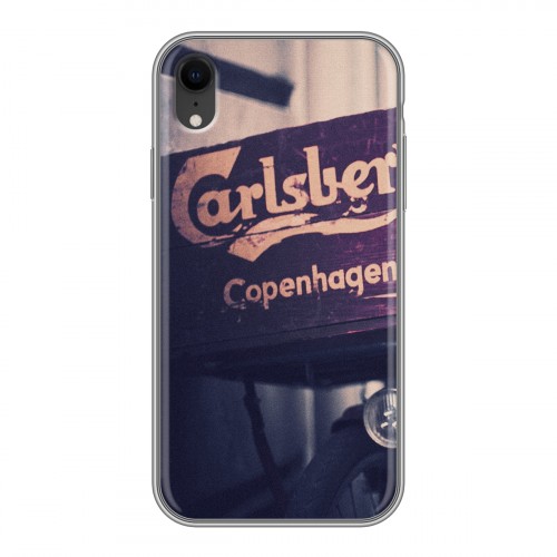 Дизайнерский силиконовый чехол для Iphone Xr Carlsberg