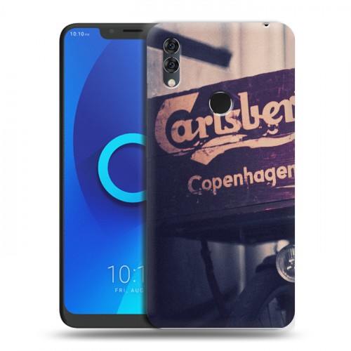 Дизайнерский силиконовый чехол для Alcatel 5V Carlsberg