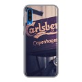 Дизайнерский силиконовый чехол для Samsung Galaxy A50 Carlsberg