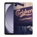 Дизайнерский силиконовый чехол для Samsung Galaxy Tab A9 Carlsberg