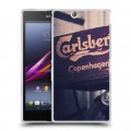 Дизайнерский пластиковый чехол для Sony Xperia Z Ultra  Carlsberg