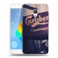 Дизайнерский силиконовый чехол для  Meizu MX3 Carlsberg