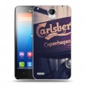 Дизайнерский пластиковый чехол для Lenovo S890 Carlsberg