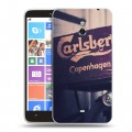 Дизайнерский пластиковый чехол для Nokia Lumia 1320 Carlsberg