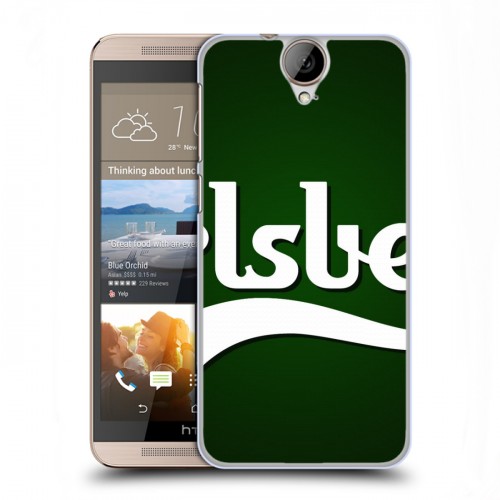 Дизайнерский пластиковый чехол для HTC One E9+ Carlsberg