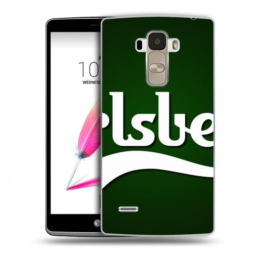 Дизайнерский пластиковый чехол для LG G4 Stylus Carlsberg