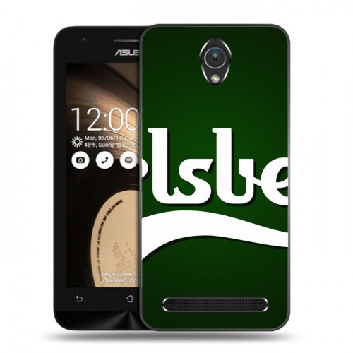 Дизайнерский пластиковый чехол для ASUS Zenfone Go Carlsberg