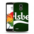 Дизайнерский пластиковый чехол для LG Stylus 3 Carlsberg