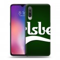 Дизайнерский силиконовый с усиленными углами чехол для Xiaomi Mi9 Carlsberg