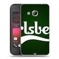 Дизайнерский пластиковый чехол для HTC Desire 200 Carlsberg