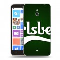 Дизайнерский пластиковый чехол для Nokia Lumia 1320 Carlsberg