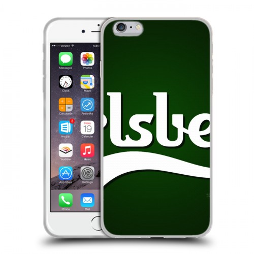 Дизайнерский силиконовый чехол для Iphone 6 Plus/6s Plus Carlsberg