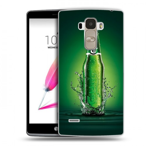 Дизайнерский силиконовый чехол для LG G4 Stylus Carlsberg