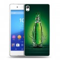 Дизайнерский пластиковый чехол для Sony Xperia Z3+ Carlsberg