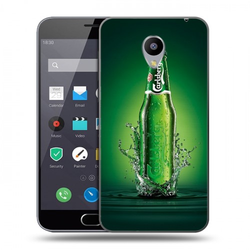 Дизайнерский пластиковый чехол для Meizu M2 Note Carlsberg