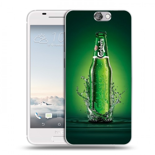 Дизайнерский пластиковый чехол для HTC One A9 Carlsberg