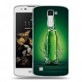 Дизайнерский пластиковый чехол для LG K8 Carlsberg