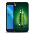 Дизайнерский силиконовый чехол для Asus ZenFone Live Carlsberg