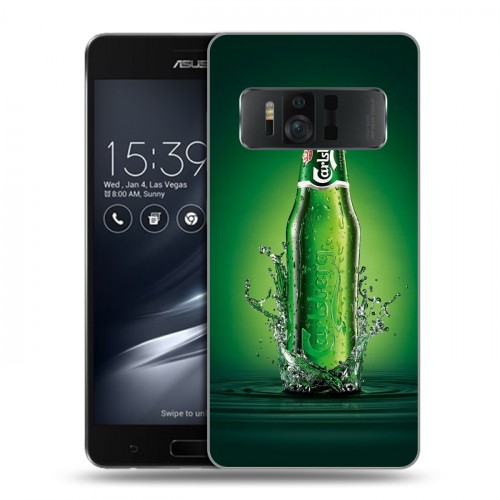 Дизайнерский силиконовый чехол для ASUS ZenFone AR Carlsberg