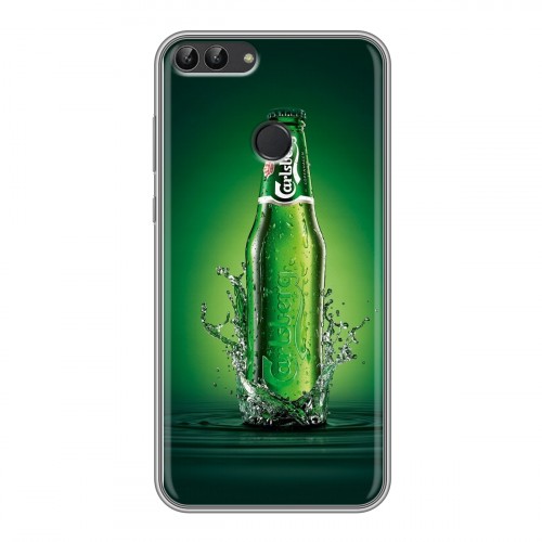 Дизайнерский силиконовый чехол для Huawei P Smart Carlsberg