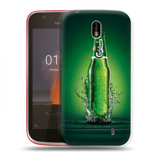 Дизайнерский пластиковый чехол для Nokia 1 Carlsberg