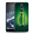 Дизайнерский пластиковый чехол для Nokia 5.1 Carlsberg