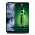 Дизайнерский силиконовый чехол для Nokia 6.1 Plus Carlsberg