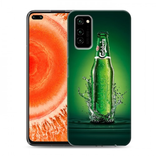 Дизайнерский силиконовый чехол для Huawei Honor View 30 Pro Carlsberg