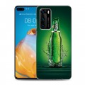 Дизайнерский силиконовый с усиленными углами чехол для Huawei P40 Carlsberg